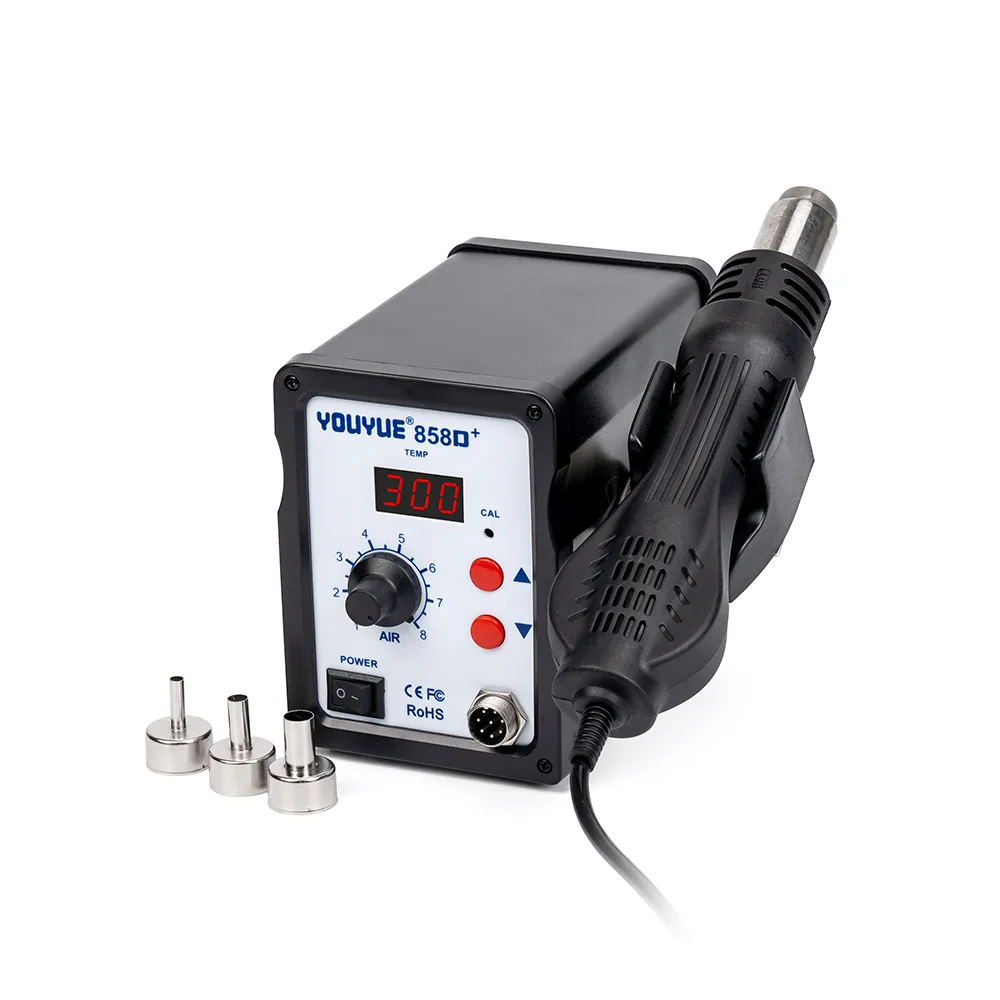 

High quality Hot Air Gun ESD Soldering Station LED Digital Desoldering Station 700W heater gun Upgrade from Uyue 858D+