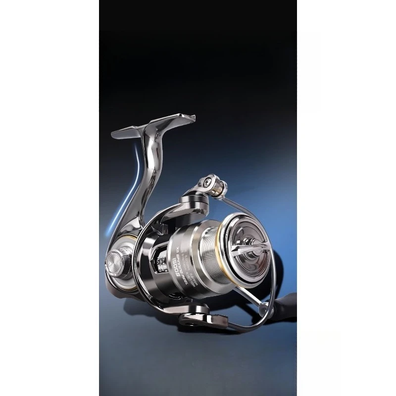 

Spinning wheel Metal far throw oblique mouth shallow line cup Luya wheel Rock fishing Sea fishing micro object Luya fishing