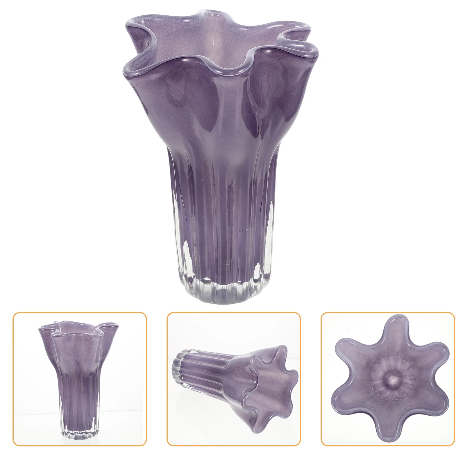 

Glass Flower Vase Hydroponic Container Clear Decorative Vase for Home Office Wedding Bridal Shower Clear Glass Vases