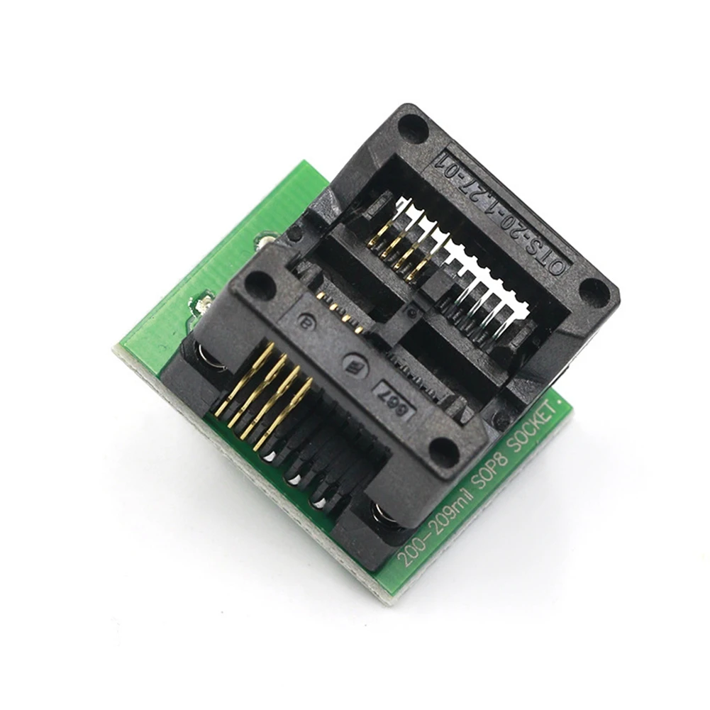 

B69C 1 шт. Адаптер-переходник SOP8 на DIP8 (SOIC8 на DIP8) для программатора микросхем, 150 мил
