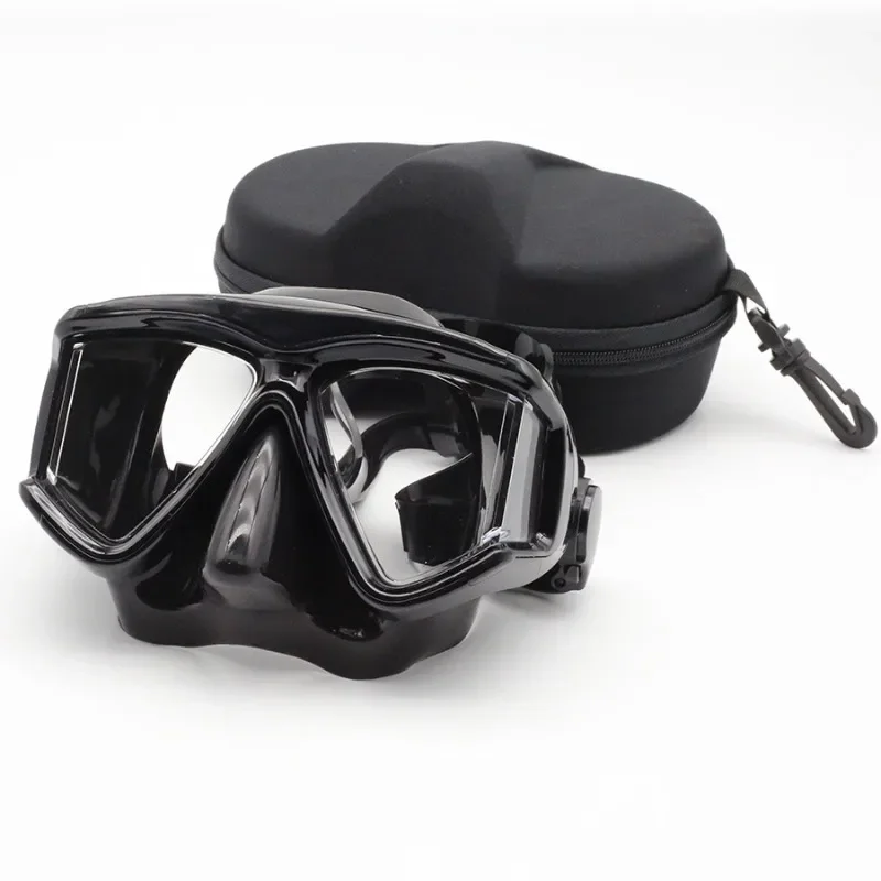 

Three-sided mirror free diving goggles adult diving goggles silicone material waterproof and anti-fog PC lenses diving goggles