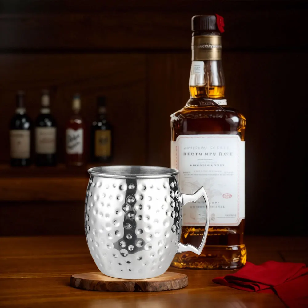موسكو البغل القدح الفولاذ المقاوم للصدأ فنجان القهوة النحاس مطلي كوكتيل القدح للمشروبات الباردة البيرة النبيذ البارات هدايا الحفلات #3