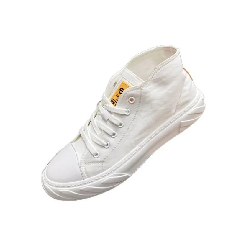 

New Model 6238 Canvas Shoes Korean Style Casual Trendy Men's Shoes Versatile British Front-Lace-Up Breathable Flat Cloth Sh