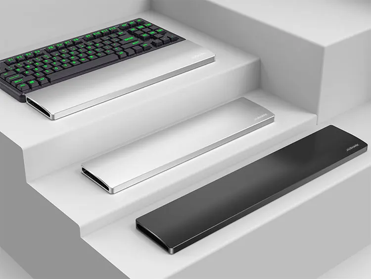 

Aluminum Alloy Keyboard Holder with 87/104 Keys Metal Ergonomic Holder Customized Silver/black Holder for Mechanical Keyboard