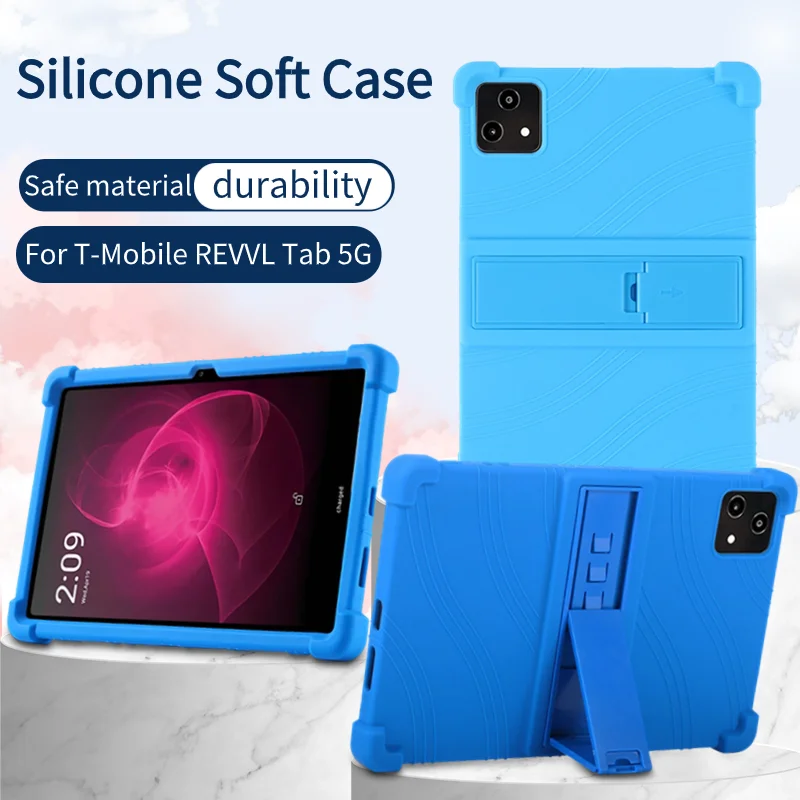 

For T-Mobile REVVL TAB 5G Case 10.36Inch Tablet Shockproof Cover T-Mobile REVVL TAB 5G Silicon Stand Protective Shell Soft