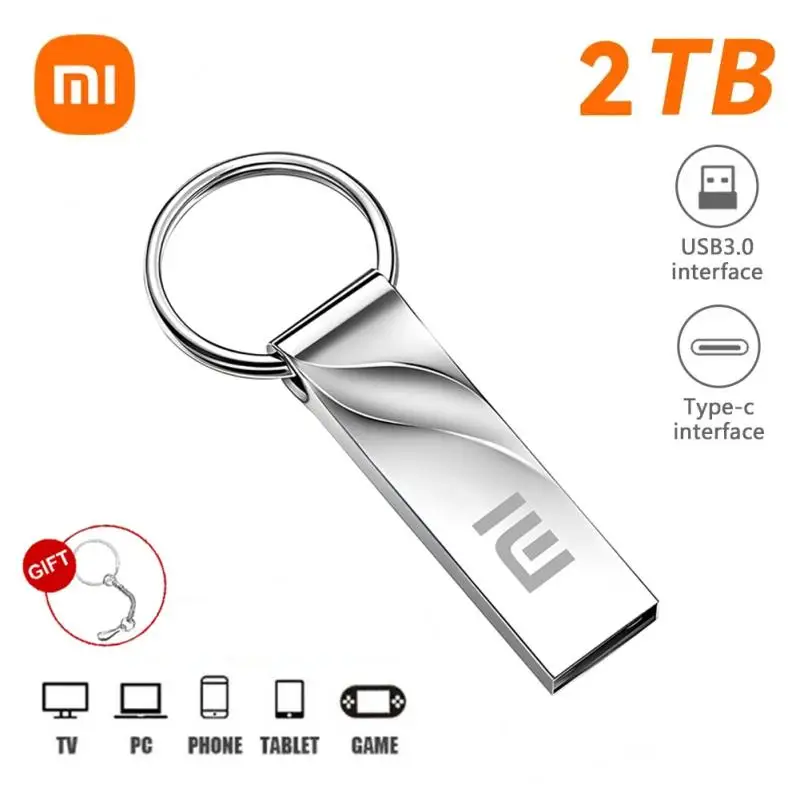 Xiaomi U Drive Original 2TB 1TB 512GB USB 3.1 Type-C Interface Phone Computer Mutual Transmission Portable USB Memory Smart Home