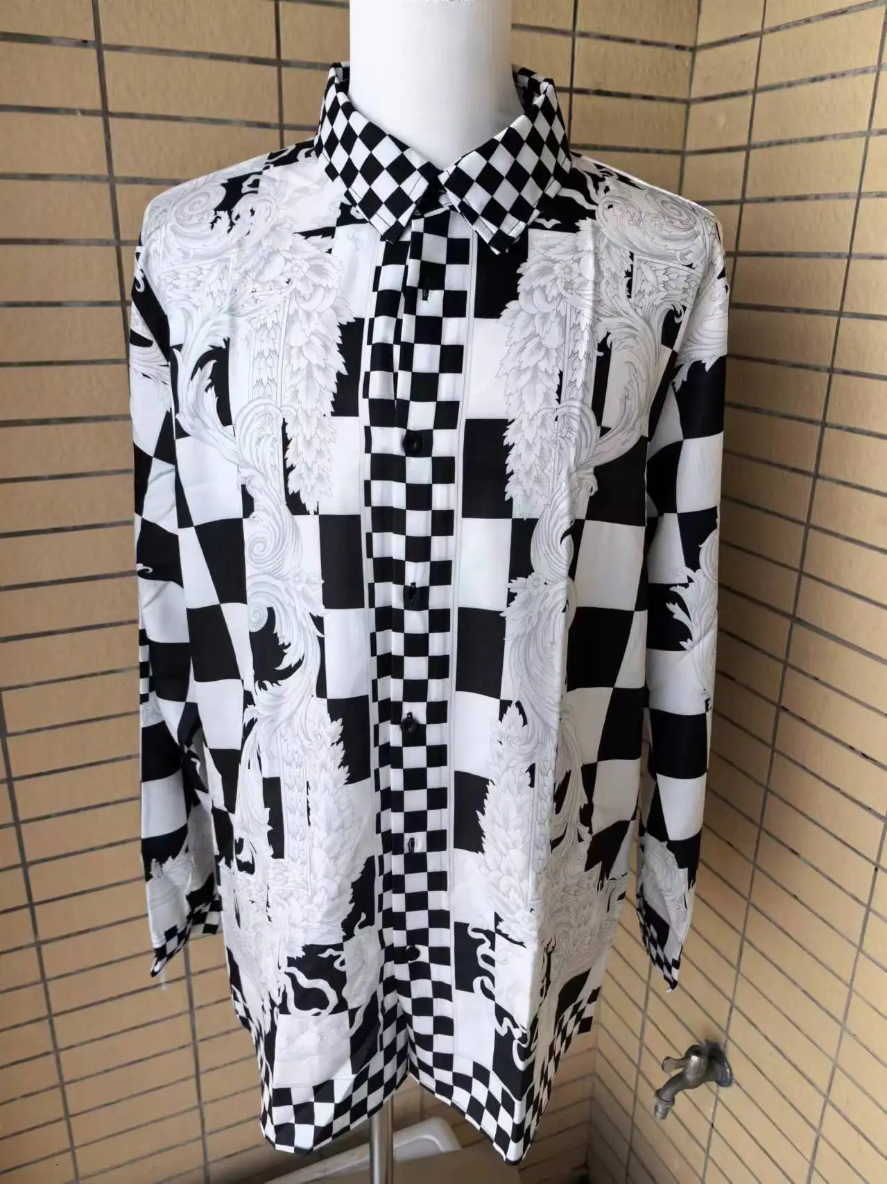 

wa037 Fashion men Shirts 2024 Popular European Design party style men's Clothing