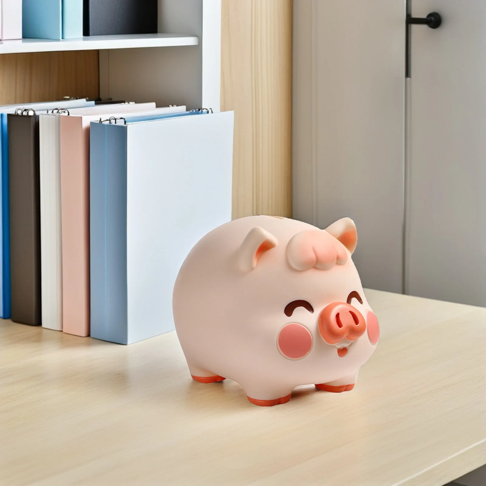 Kleine Vinyl Spaarpot Cartoon Onbreekbaar Geldbesparende Pot Muntbank voor Jongens Meisjes Geldpot Leuke Muntbanken