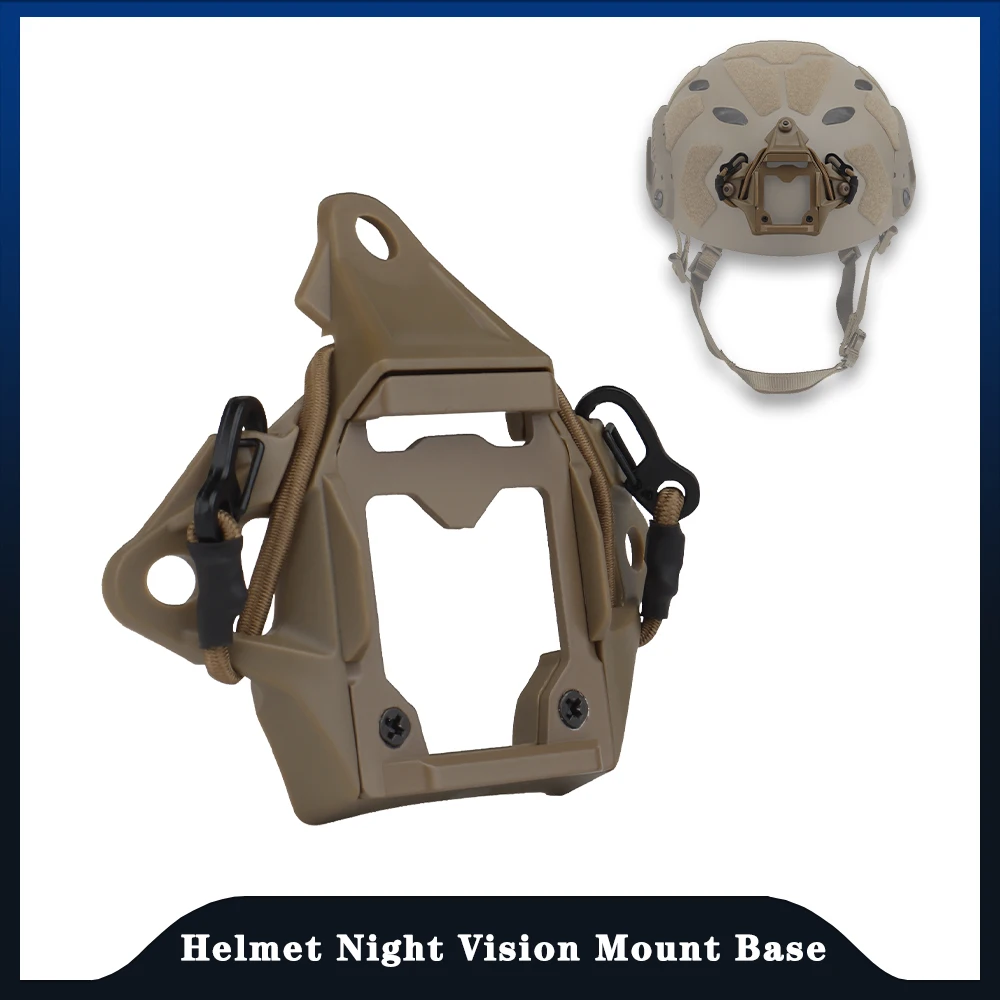 Tactical Helmet Night Vision Mount Base，Aluminum Alloy Modular Shroud For FAST MICH AF Wendy Helmet NVG Shroud Fitting Bracket