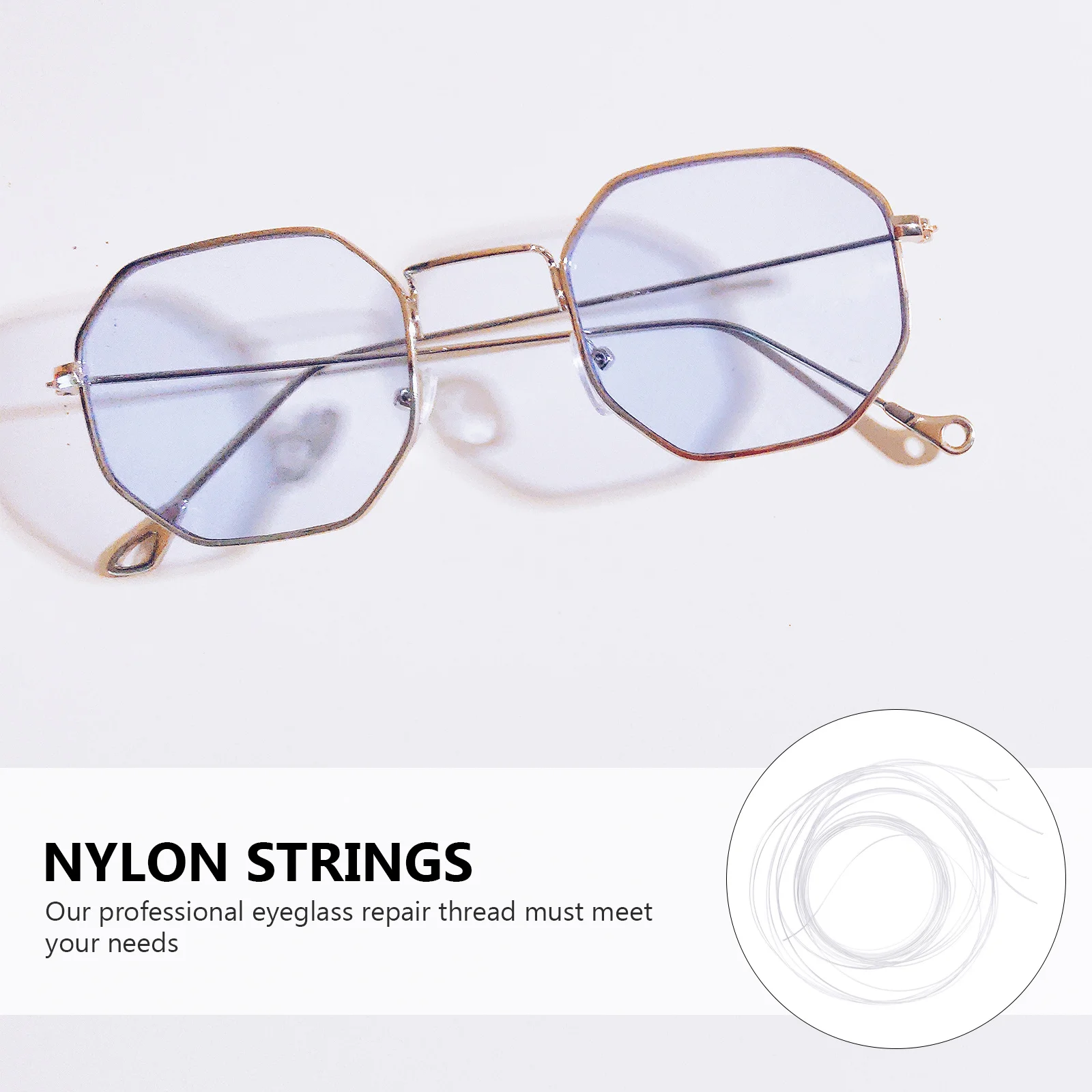 Eyeglass Repair Thread Long Serving Life Half-Frame Glasses Fixing String Accessories Glasses Repair Thread