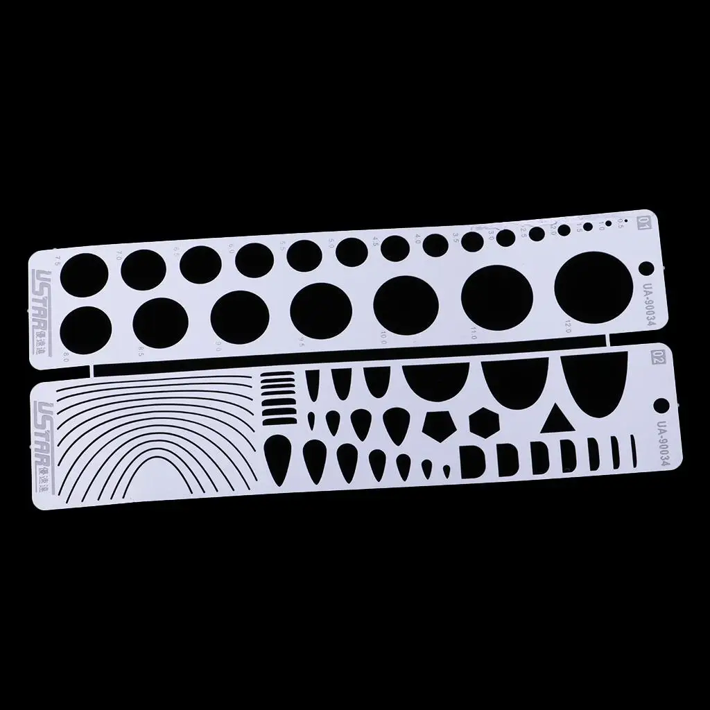 Metal Etched Tool Scribing Panel Rivet Model Template Engrave Forming Block