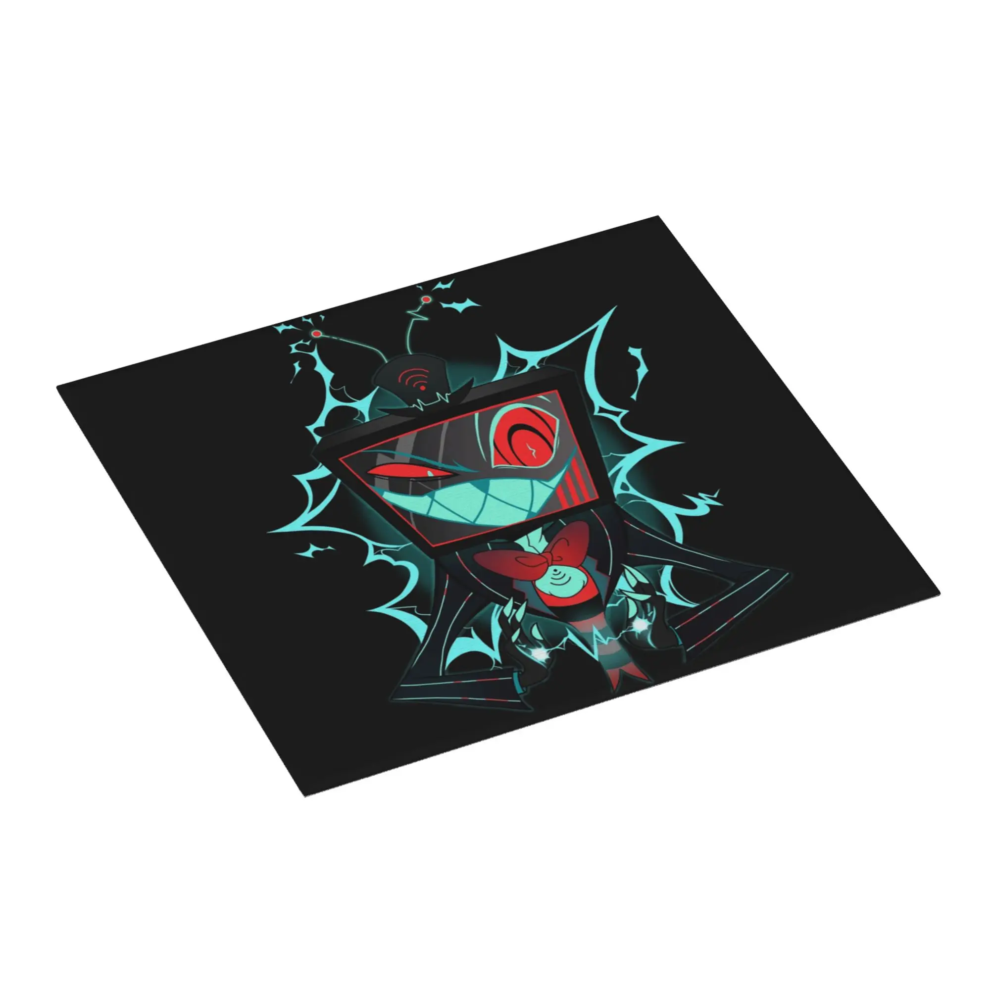 Hazbins Anime Animation Hotel Non Slip Kitchen Counter Protector Mat Barware Tableware Reusable  Bathroom Drying Mat For Kitchen