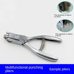 Sampling Pliers Replaceable Blade Knife-Mouth Pliers Plate-Making Multifunctional Pattern Tissue Notch Forceps sewing