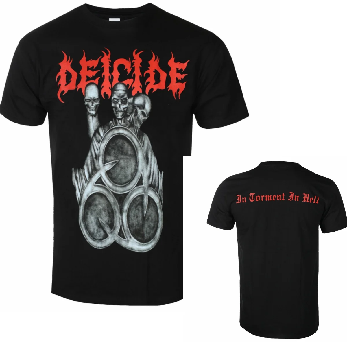 Nueva camiseta gráfica Deicide de algodón, camiseta Unisex de manga corta de verano, camiseta de marca a la moda, camisetas Vintage informales de lujo