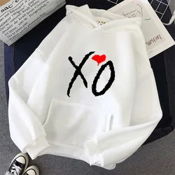 The Weeknd Xo Rapper Funny Womens Hoodie Pullover Streetwear Harajuku Hoodies Women Hip Hop Fleece Sweatshirt Unisex Clothes