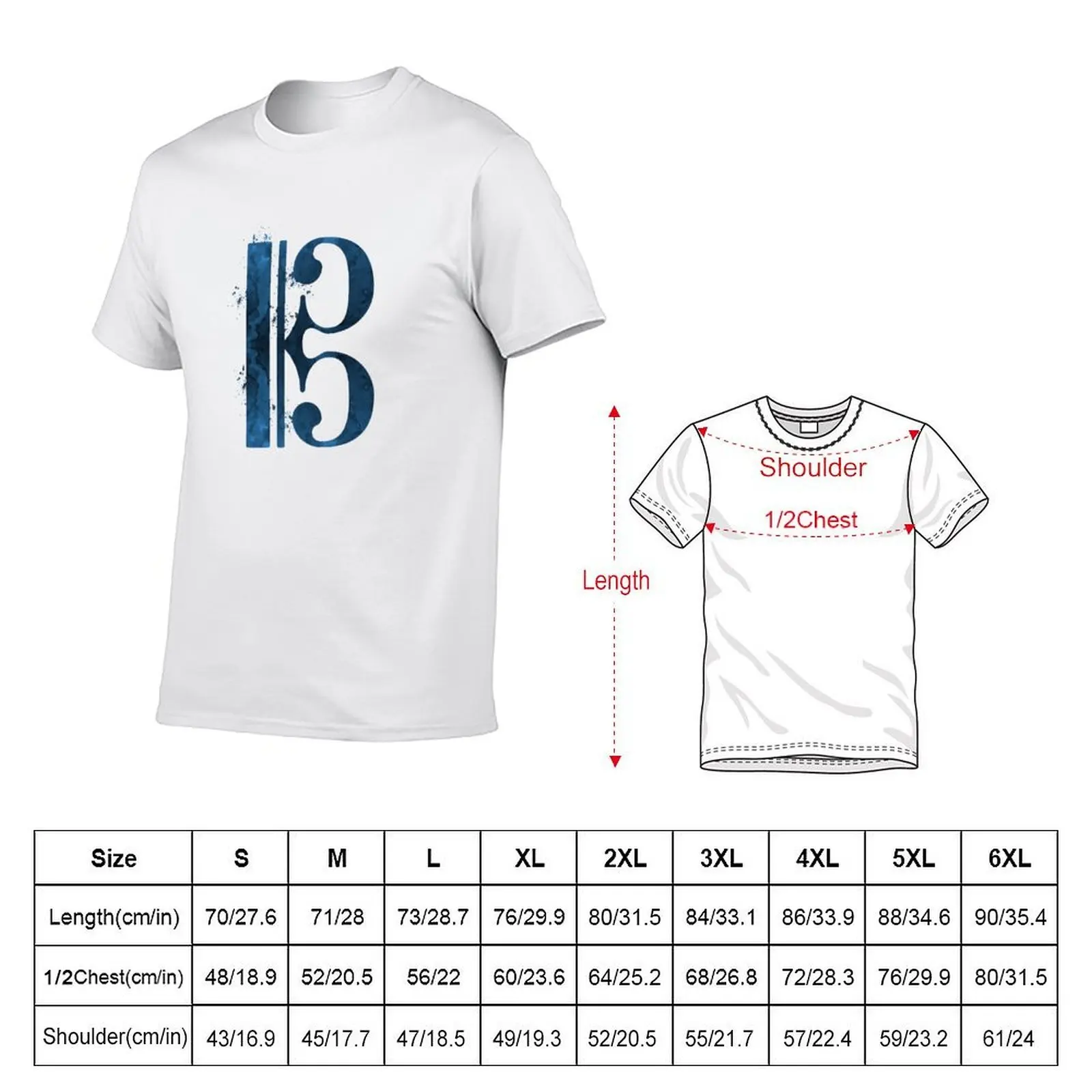 Alto clef T-Shirt Breathable Mesh Panel T-Shirt