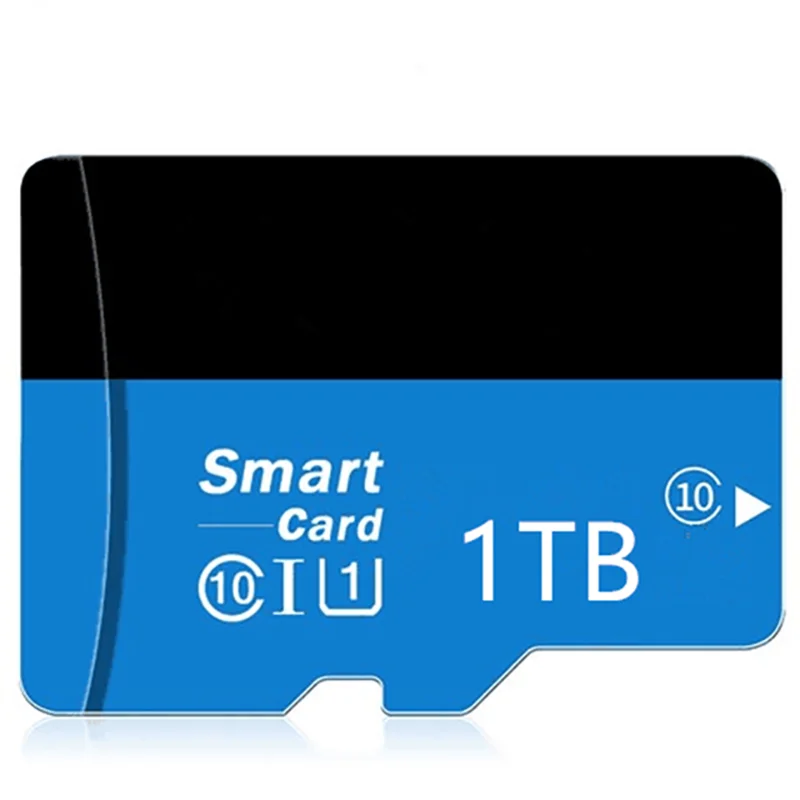 Kartu SD Memori Mikro Kecepatan Tinggi Kartu SD 1TB Kartu Flash SD/TF Kartu Memori 1TB Kelas 10 untuk Ponsel Kamera Pengawasan Gratis Logo