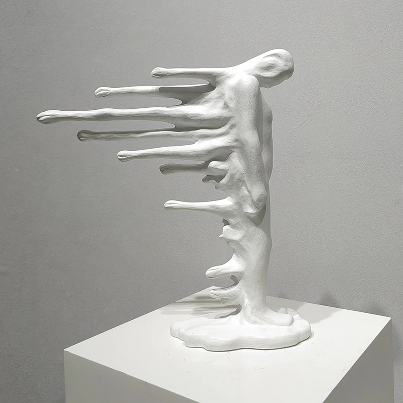 

Home Decor Abstract Statue Backwalker Figure Sculpture Ornament Room Nordic Art Luxury Office Desktop Decoration Accessories Gif