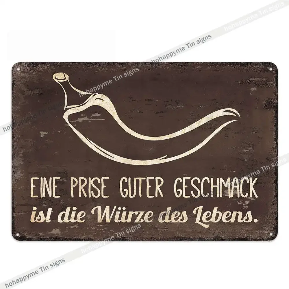 خمر أدوات المائدة المطبخ علامات هوت دوج الأسماك ورقائق ساندويتش المعادن جدار الفن الرجعية الديكور اللوحة المشارك ديكور المنزل Pl