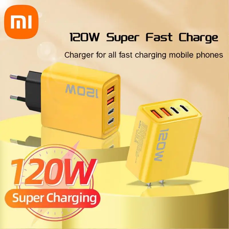 Original Xiaomi Charger 120W Turbo Charging EU Power Supply Fast Charge Usb Type C Cable For Redmi Note 11 12 13 Pro Mi 13 Lite