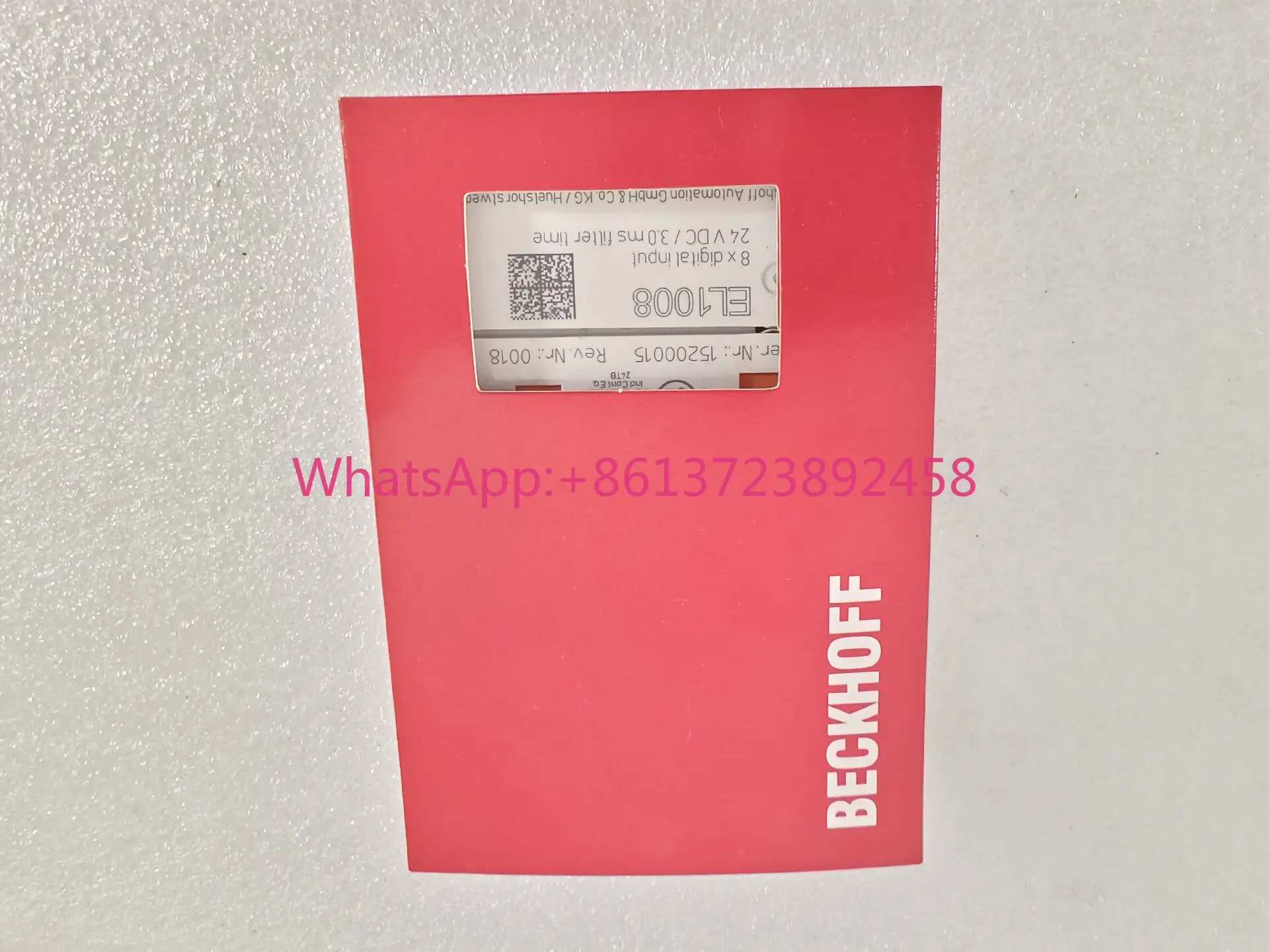 

BECKHOFF EL1008 with code, German Beckhoff module, spot