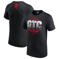 CM Punk OTC Lightning WWE 2025 Summer new 3D Letter Print Sport Outdoor Fitness Breathable Retro Punk oversized Men's T-shirt