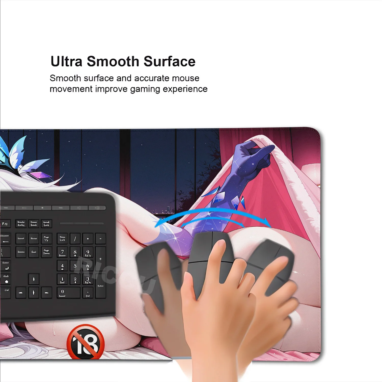 Genshin Impact Hentai Xxl مثير أنيمي فتاة ماوس الوسادة منصات الماوس ملحقات الرياضة الإلكترونية الحمار الكبير الكمبيوتر 300X600mm تمديد حصيرة مكتبية