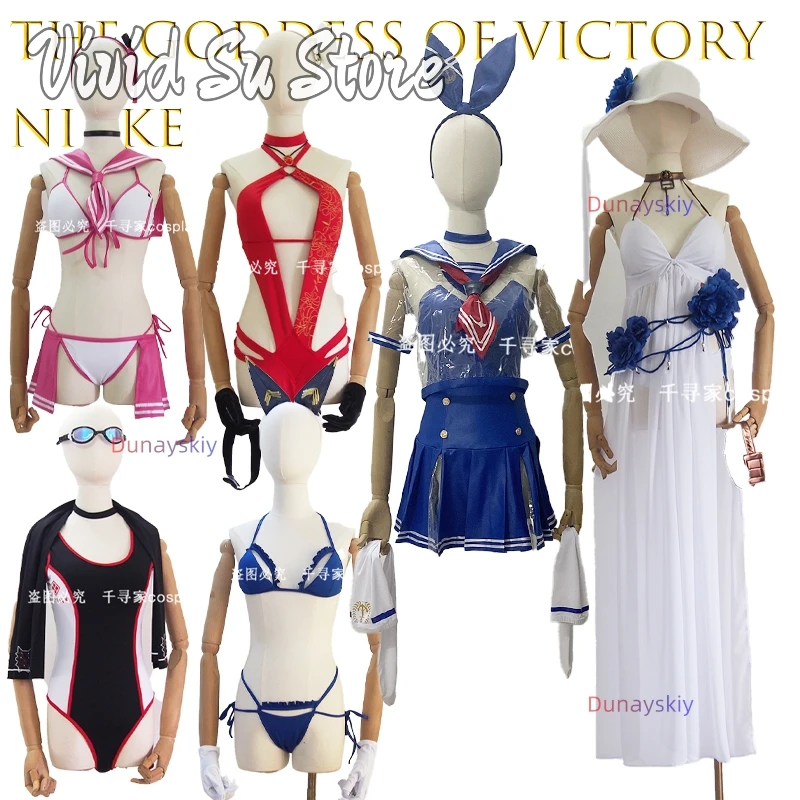 

BNIKKE The Goddess Of Victory Rapi Anis Goddess Of Bay Pepper Summer Swimsuit Cosplay コスプレ Beach Anime Character Outfit Spark