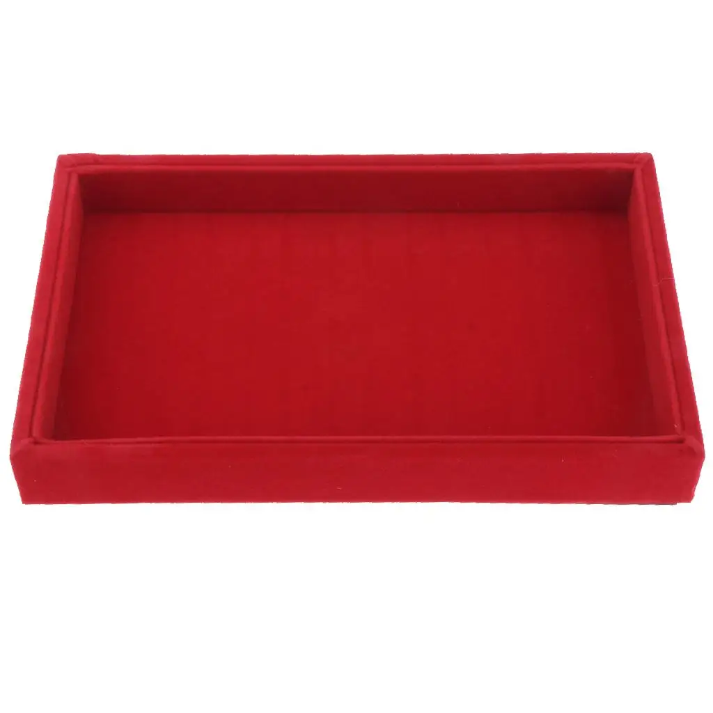 Jewelry Earring Bracelet Display Trays Organizer Holder Box Case Made of Velvet Stand Presentation Board