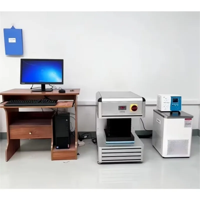 High Accuracy Heat Flow Meter Thermal Conductivity Tester Intelligent Thermal Conductivity Tester for Plastics, Rubber, Glass