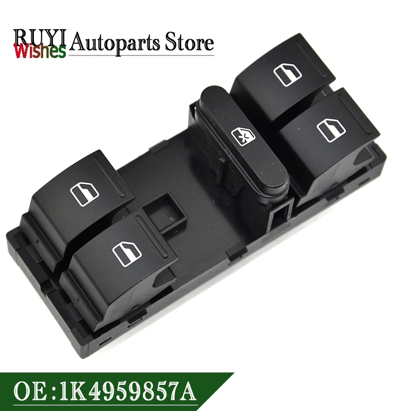 High Quality Window Control Switch for Seat Altea Ibiza Leon 2004-2019 1K4959857B 1K4959857A