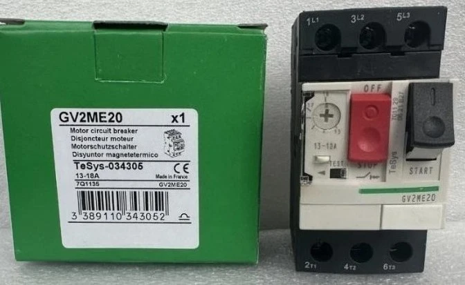 

Brand New GV2ME20 3P 13-18A Screw clamp terminals Motor circuit inventory Fast Delivery