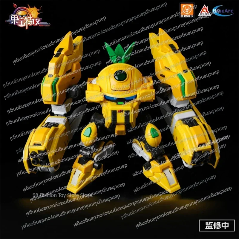 

【In stock】Yi Li Chuang Wan Fruity Robo Pineapple Slasher Mecha Action Assembly Model Figure