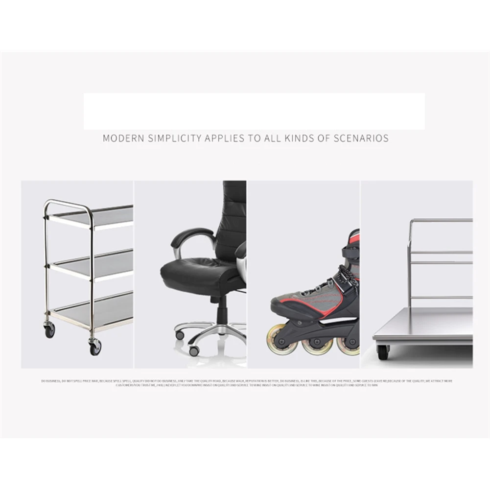 AT82-Quick& Quiet Rolling Office Chair Wheels 5 Pcs 2 Inch Heavy Duty Caster Replacement Parts