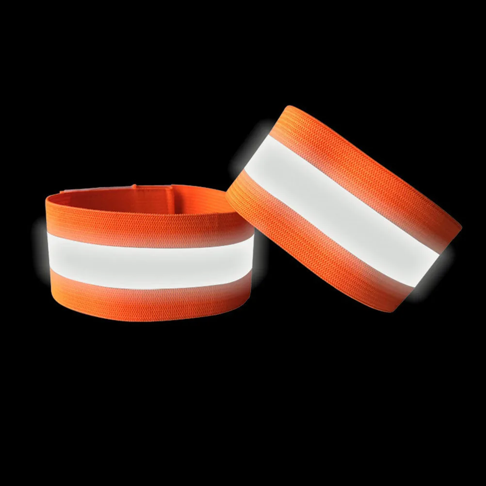

4Pcs Reflective Wristbands Multi Use Adjustable Reflective Straps for Men Women Runners Walkers Cyclists Night Safety Outdoor