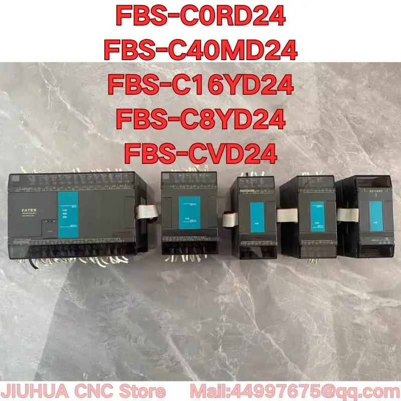 

Second-hand FBS-CORD24 FBS-CVD24 FBS-C8YD24 FBS-C16YD24 FBS-C40MD24 PLC module functional test is normal