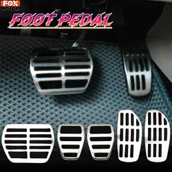 NonSlip AT MT Gas Brake Foot Pedal Pad Cover Kit For Nissan Qashqai J11 X-trail T32 Rogue Sport For Renault Kadjar Koleos QM6