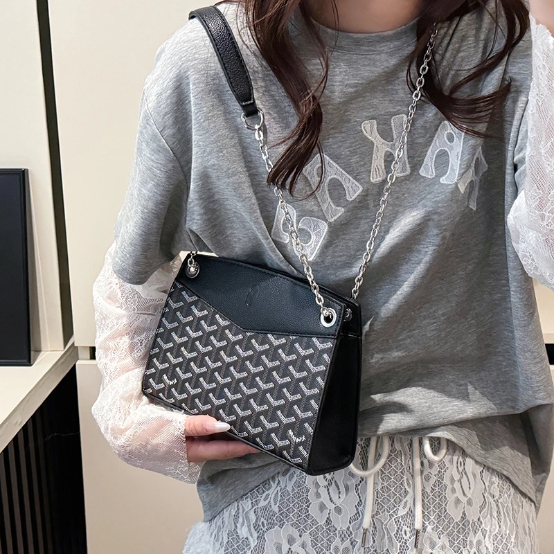 

Elegant women's chain strap shoulder bag, classic fashion women's handbag, luxury designer women's crossbody bag