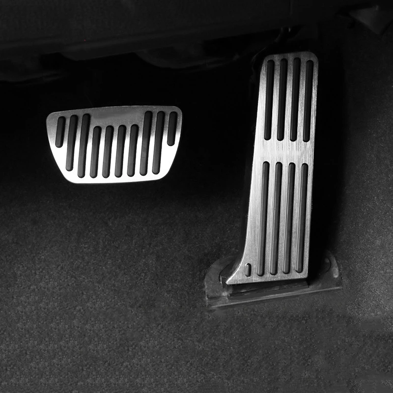 Aluminum Car Accelerator Fuel Brake Pedal Foot Rest Pedals Cover Pads For Toyota Camry 70 XV70 2018-2020 2021 2022 Accessories