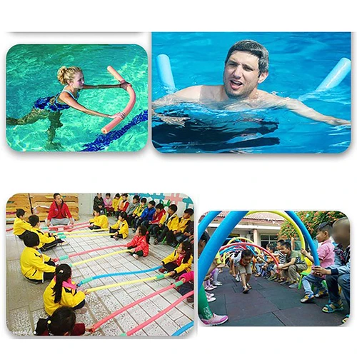 Imagen 1 del producto Flotador de 150CM para piscina, palo de flotabilidad de espuma, anillo de ayuda para nadar, accesorios para niños y adultos, palos de espuma flotantes
