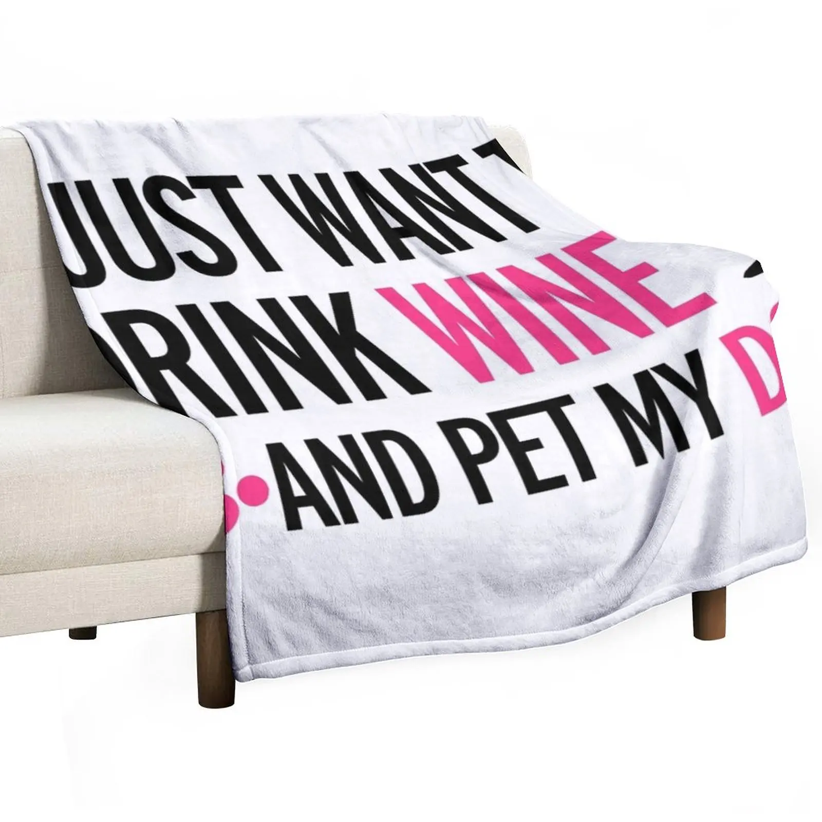 drink, wine, pet, dog Throw Blanket Thermals For Travel Heavy Blankets