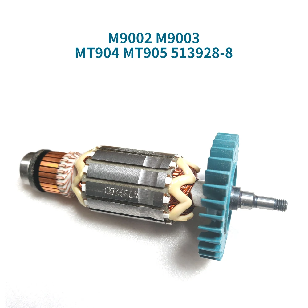 Armature for Makita M9002 M9003 MT904 MT905 513928-8 Angle Grinder Rotor Anchor Motor Power Tool Replacement Parts