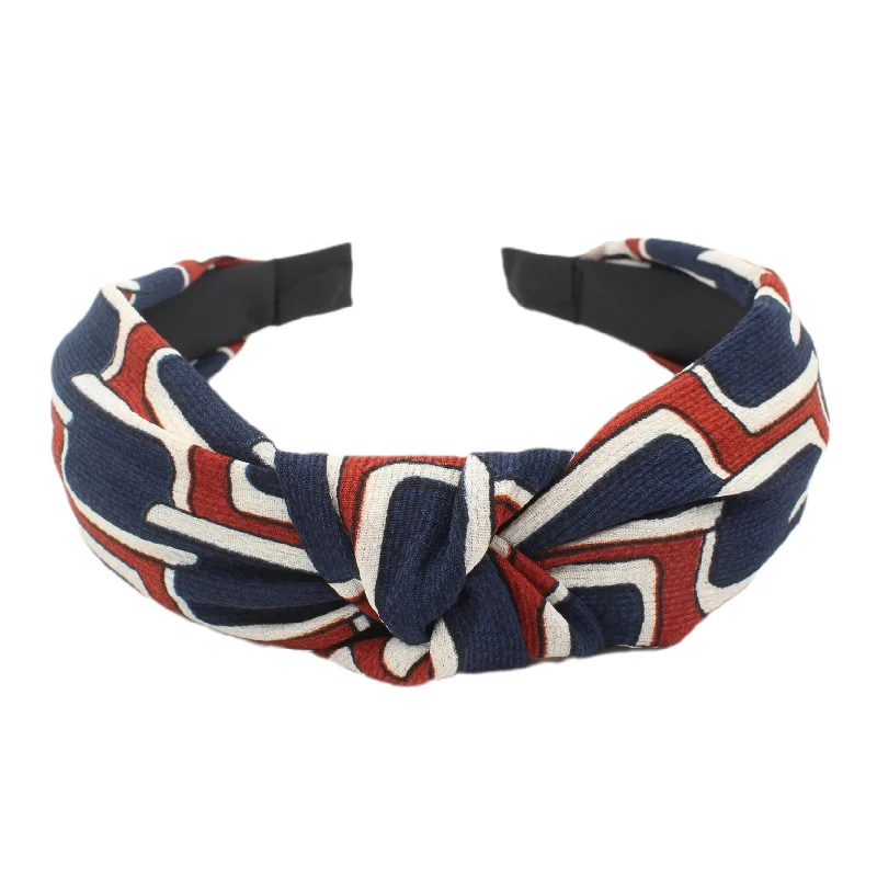 New Vintage Style Fabric Knot Headband National Style Headband Fashion Temperament Women Hair Accessories