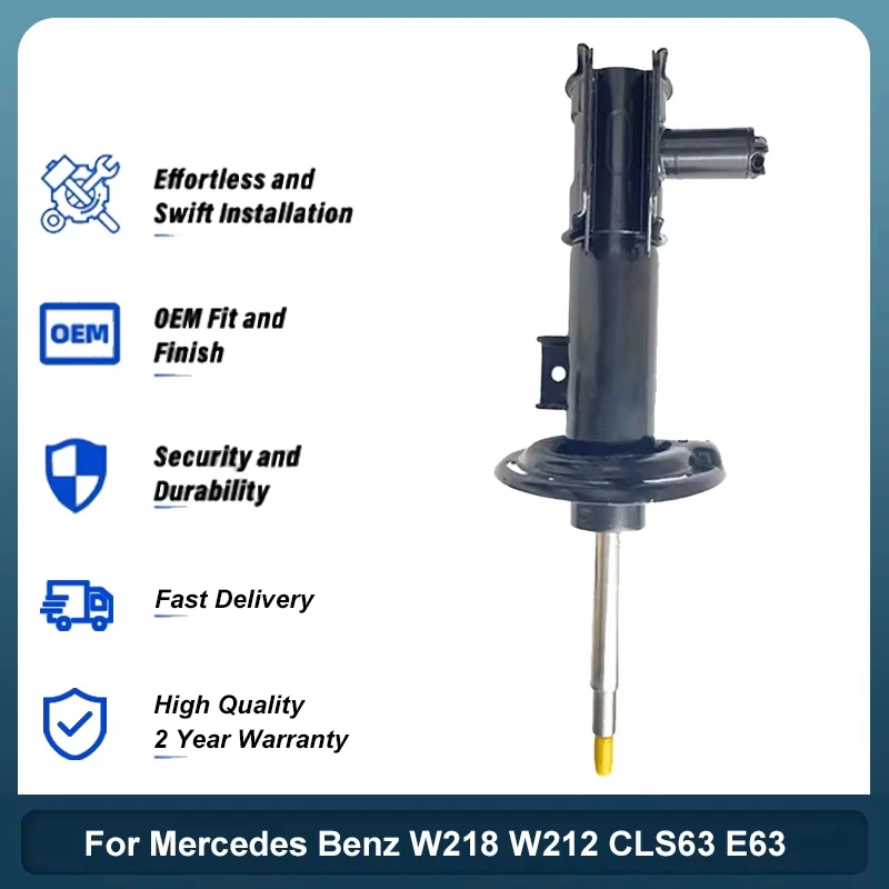 

Front Left Shock Absorber Fit Mercedes Benz W218 W212 CLS63 E63 S AMG 4Matic ADS A2123236100 Air Suspension Shock Absorber Kit