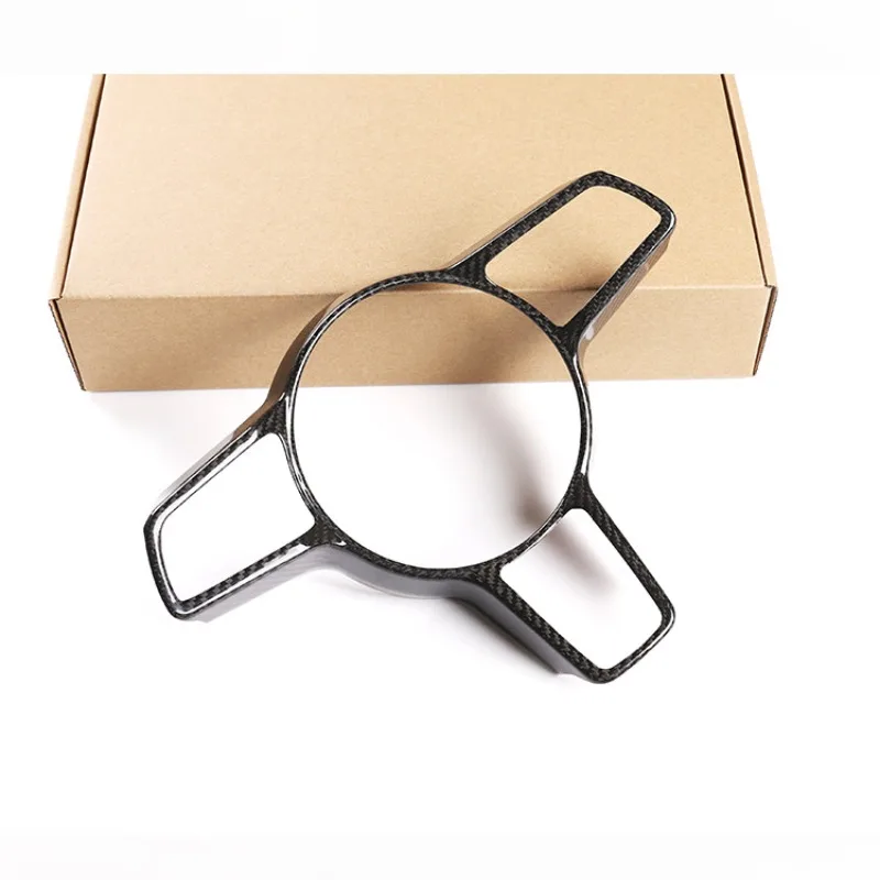 Real carbon fiber, steering wheel all-inclusive card deduction sticker decorative interior modification