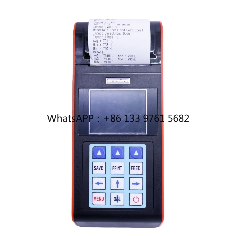 

NDT290+ Portable Hardness Tester Measuring Range HLD(170~960) with Printer Ndt290+
