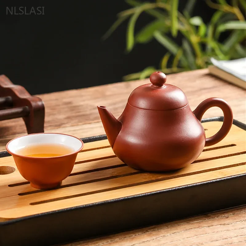 Chinese Yixing Purple Clay Teapot Handmade Filter Tea Infuser Dahongpao Beauty Kettle Customized Zisha Tea Set Home Drinkware