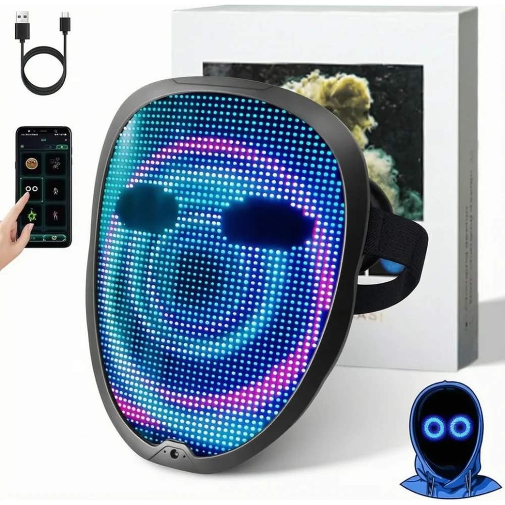 maschera-led-con-controllo-bluetooth-tramite-app-programmabile-cambia-espressione-visualizza-foto-fai-da-te-illuminata-per-halloween-e-feste-in-maschera
