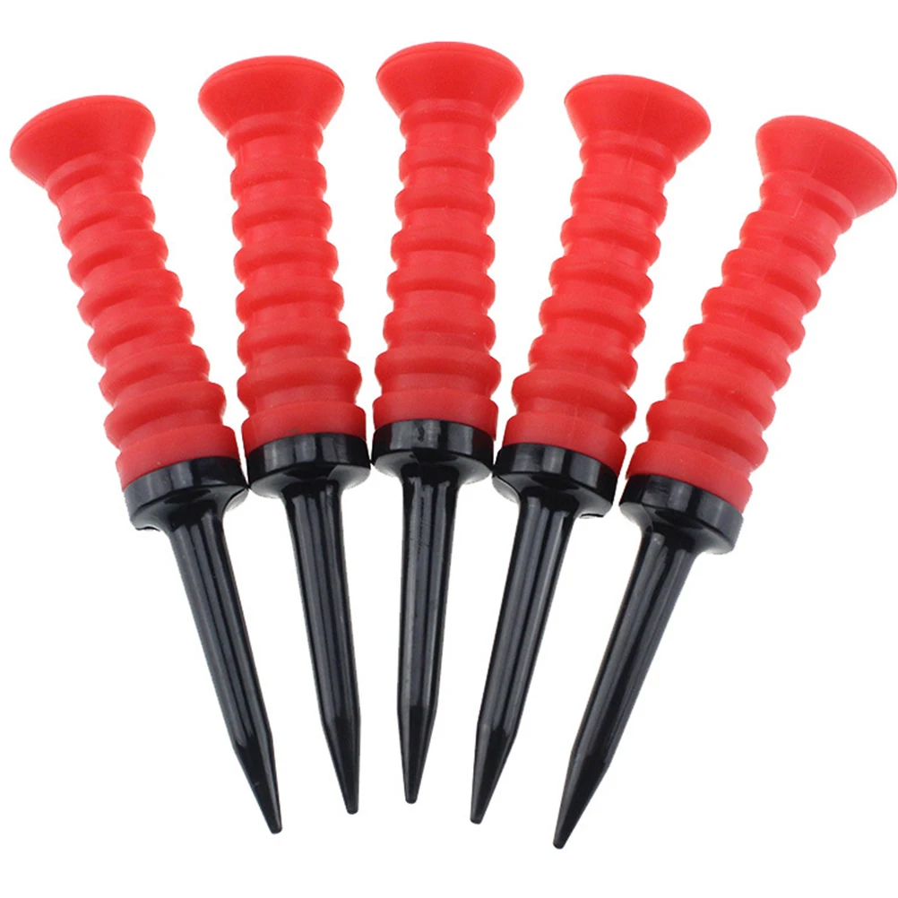 

2Pcs Low Resistance Golf Ball Tees Elastic Durable Tool For Golf Enthusiasts