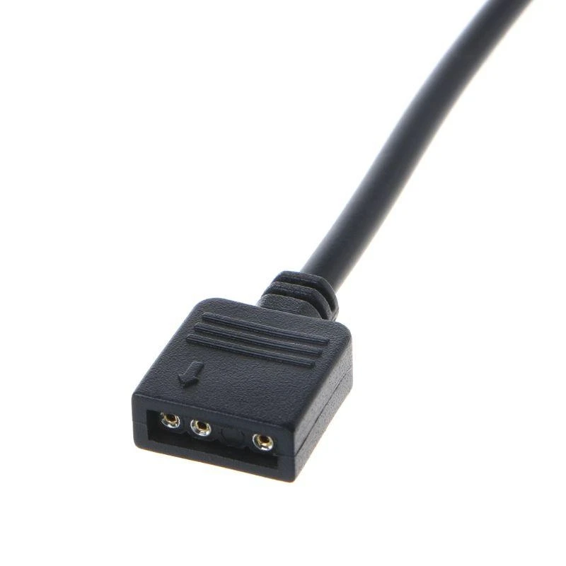 5V 3 ピン RGB コネクタハブ RGB スプリッタケーブルコンピュータシャーシ用